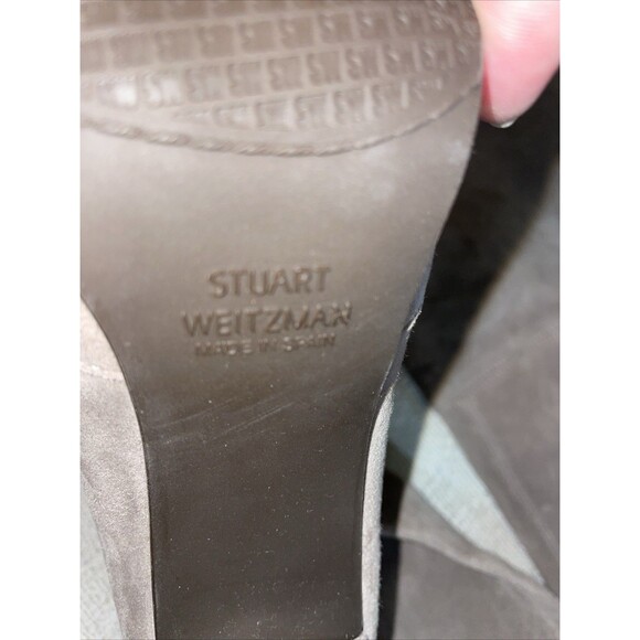 Stuart Weitzman Women’s Thigh High Boots Size 9 M Tan Leather Going Out Party - Picture 3 of 13
